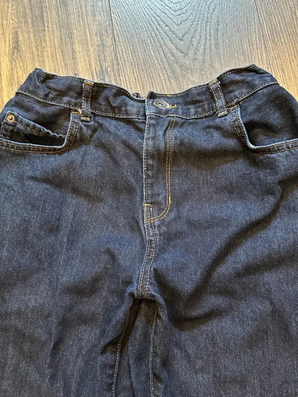 GUC 2 Pairs Boy's The Children's Place Jeans Straight Leg Denim Blue, Size: 18